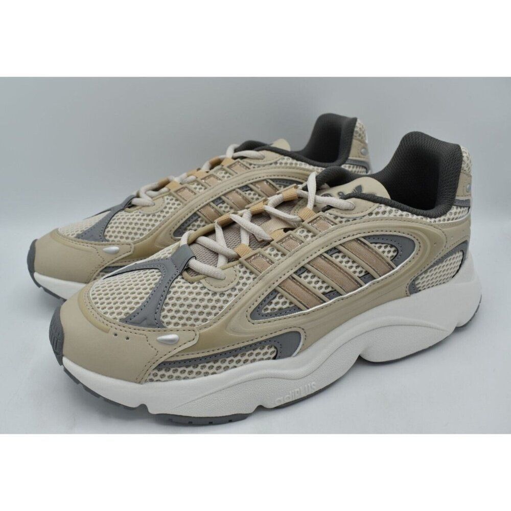 Adidas Originals Mens Size 11.5 Ozmillen Aluminum Magic Beige Sneakers Shoes